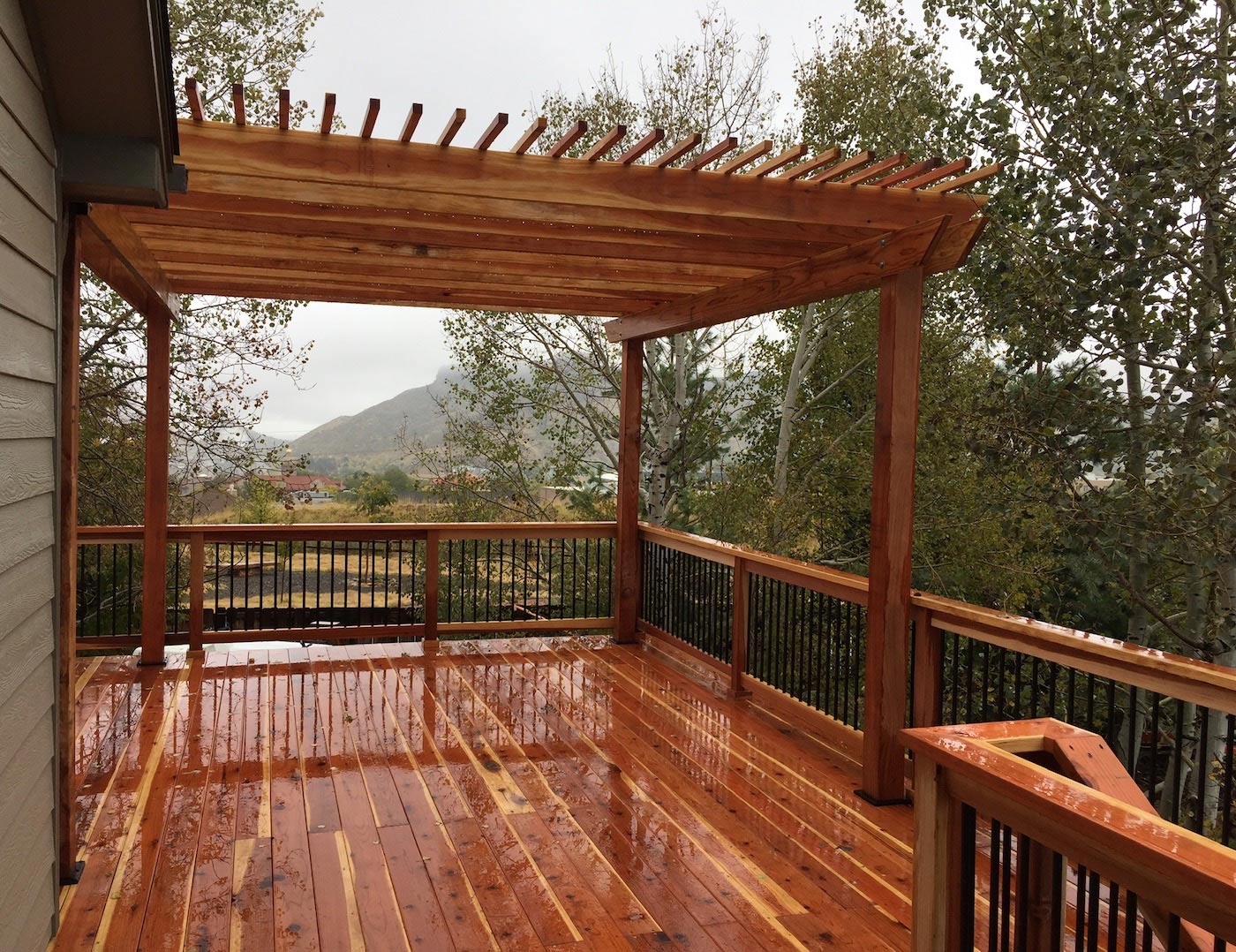 wood deck